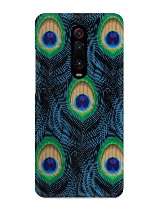 Seamless Pattern Peacock Snap Case for Xiaomi Redmi K20 Pro Zapvi