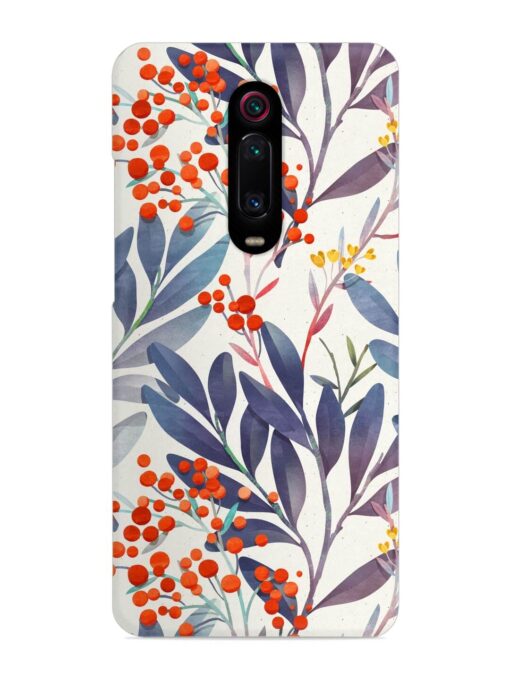 Seamless Floral Pattern Snap Case for Xiaomi Redmi K20 Pro Zapvi