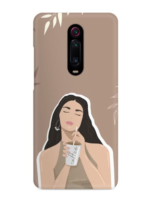 Girl With Coffee Snap Case for Xiaomi Redmi K20 Pro