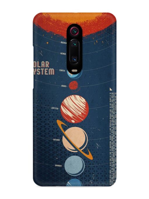 Solar System Vector Snap Case for Xiaomi Redmi K20 Pro