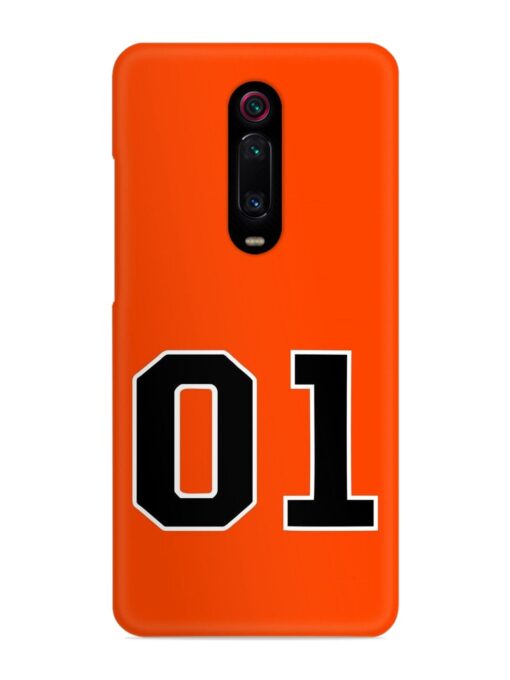 01 Number Snap Case for Xiaomi Redmi K20 Pro Zapvi