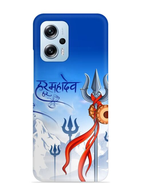 Har Har Mahadev Trishul Snap Case for Xiaomi Redmi K50I (5G)