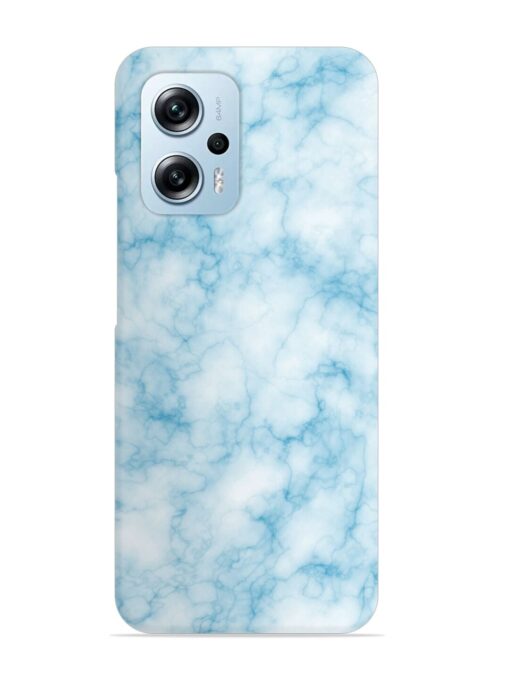 Blue White Natural Marble Snap Case for Xiaomi Redmi K50I (5G) Zapvi