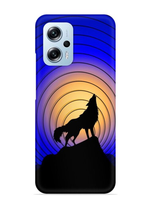 Fox Roaring Design Snap Case for Xiaomi Redmi K50I (5G)