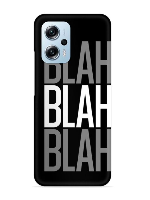 Blah Blah Blah Wallpaper Snap Case for Xiaomi Redmi K50I (5G)