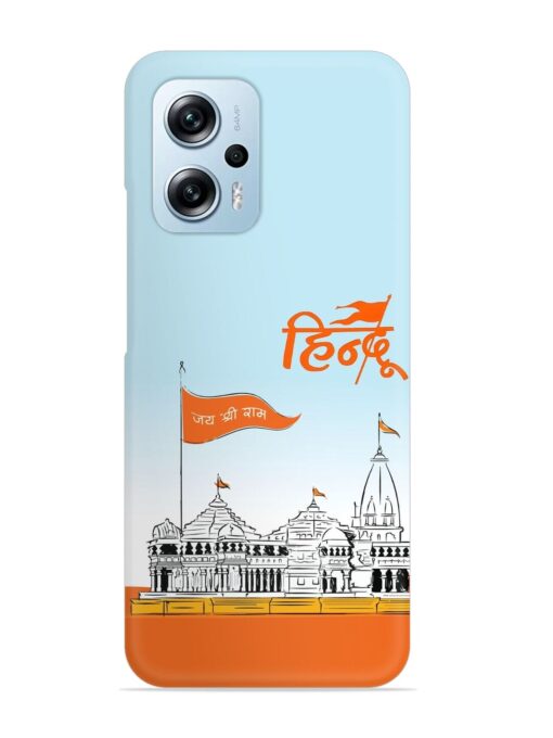 Ram Mandir Hindu Snap Case for Xiaomi Redmi K50I (5G)