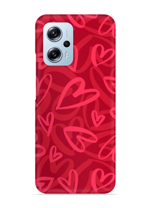 Seamless Romantic Pattern Snap Case for Xiaomi Redmi K50I (5G) Zapvi