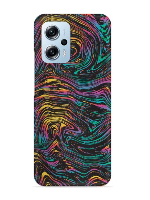 Abstract Liquid Colors Snap Case for Xiaomi Redmi K50I (5G) Zapvi