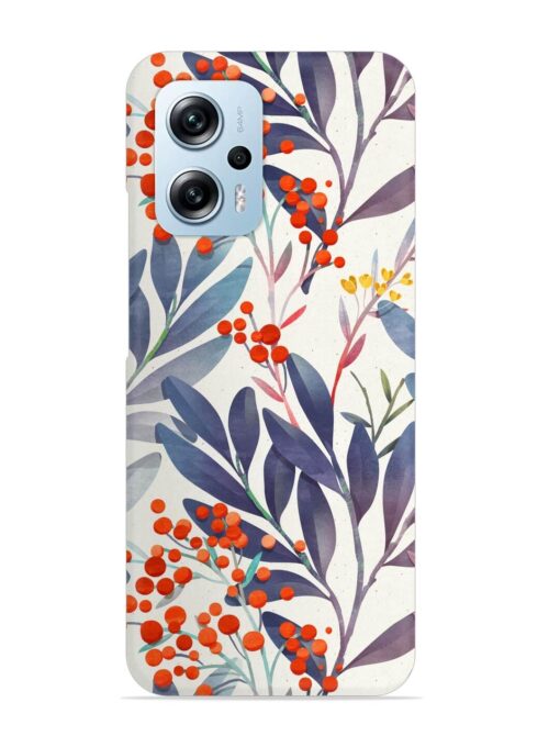 Seamless Floral Pattern Snap Case for Xiaomi Redmi K50I (5G) Zapvi