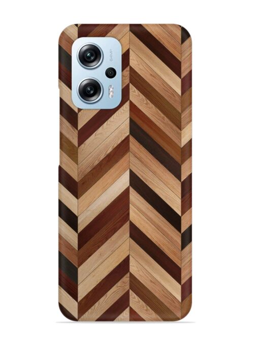 Seamless Wood Parquet Snap Case for Xiaomi Redmi K50I (5G) Zapvi