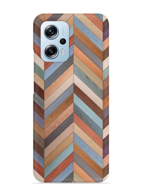 Seamless Wood Parquet Snap Case for Xiaomi Redmi K50I (5G) Zapvi