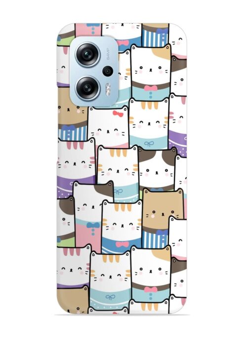 Cute Adorable Cat Snap Case for Xiaomi Redmi K50I (5G)