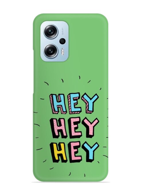 Hey Vector Cartoon Snap Case for Xiaomi Redmi K50I (5G) Zapvi