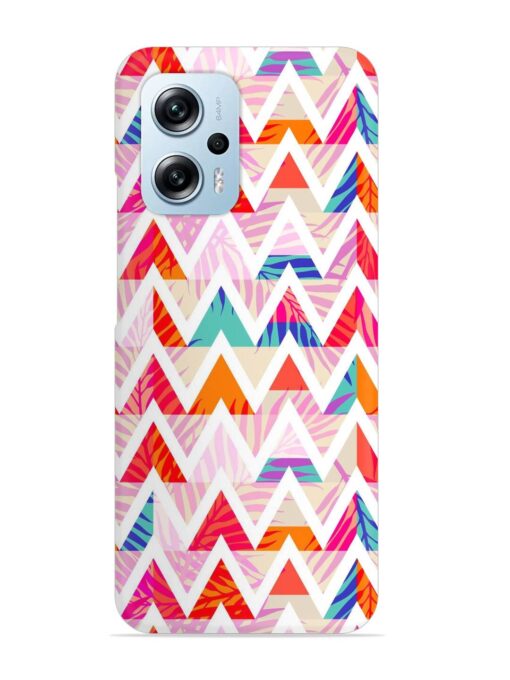 Abstract Triangle Background Snap Case for Xiaomi Redmi K50I (5G) Zapvi