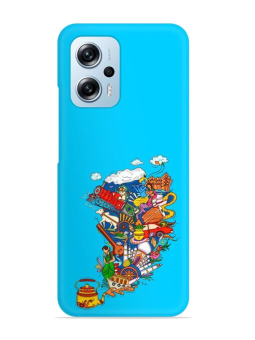 Vector Design Indian Snap Case for Xiaomi Redmi K50I (5G) Zapvi