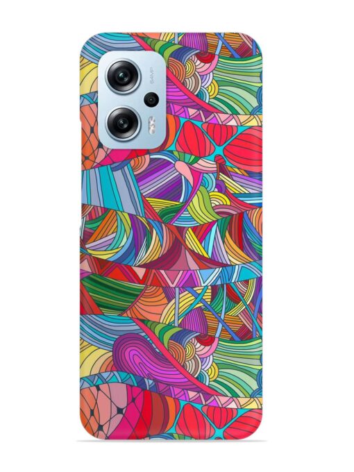 Seamless Patterns Hand Drawn Snap Case for Xiaomi Redmi K50I (5G)