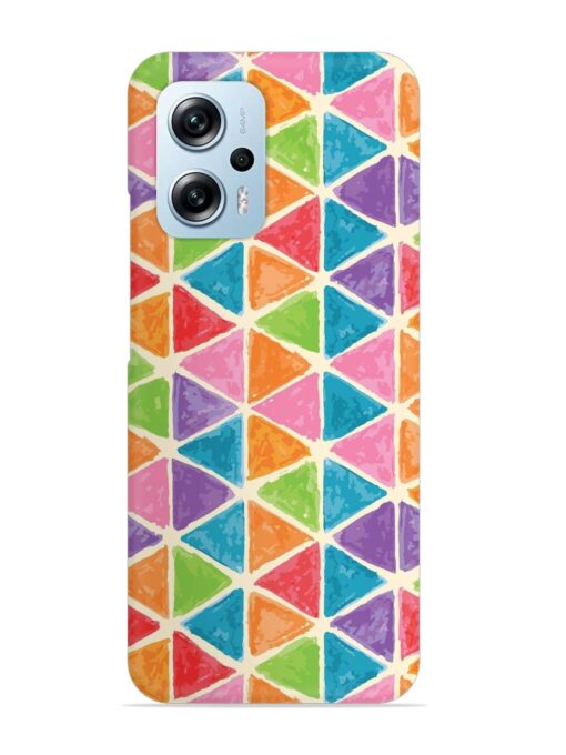 Seamless Colorful Isometric Snap Case for Xiaomi Redmi K50I (5G) Zapvi