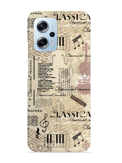 Classical Music Lpattern Snap Case for Xiaomi Redmi K50I (5G) Zapvi