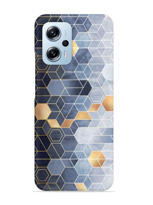 Geometric Abstraction Hexagons Snap Case for Xiaomi Redmi K50I (5G)