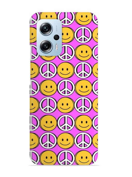 Smiley Face Peace Snap Case for Xiaomi Redmi K50I (5G) Zapvi