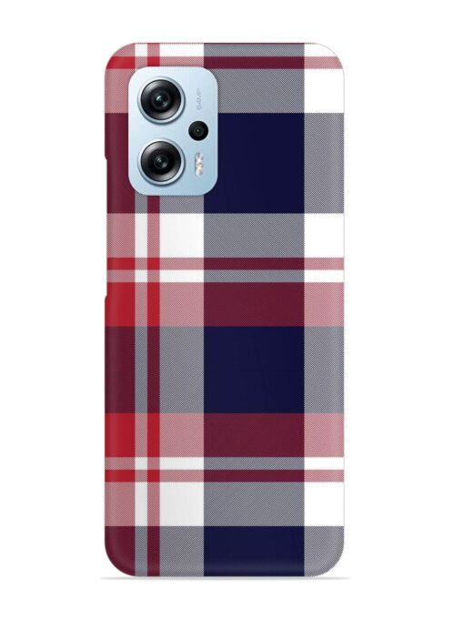 Classic Plaid Tartan Snap Case for Xiaomi Redmi K50I (5G) Zapvi