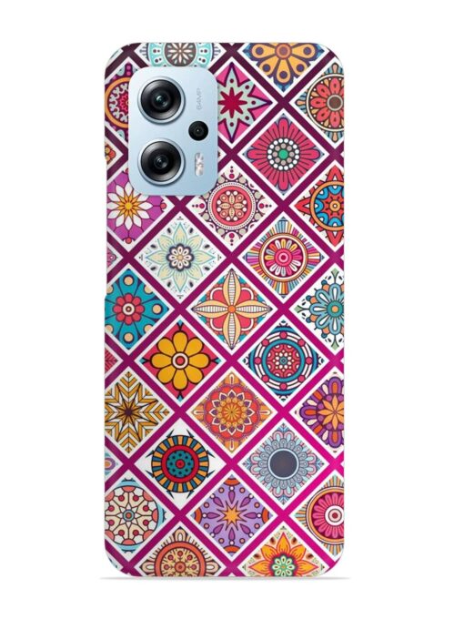 Seamless Tile Pattern Snap Case for Xiaomi Redmi K50I (5G)