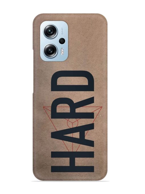 Hard Typo Snap Case for Xiaomi Redmi K50I (5G) Zapvi