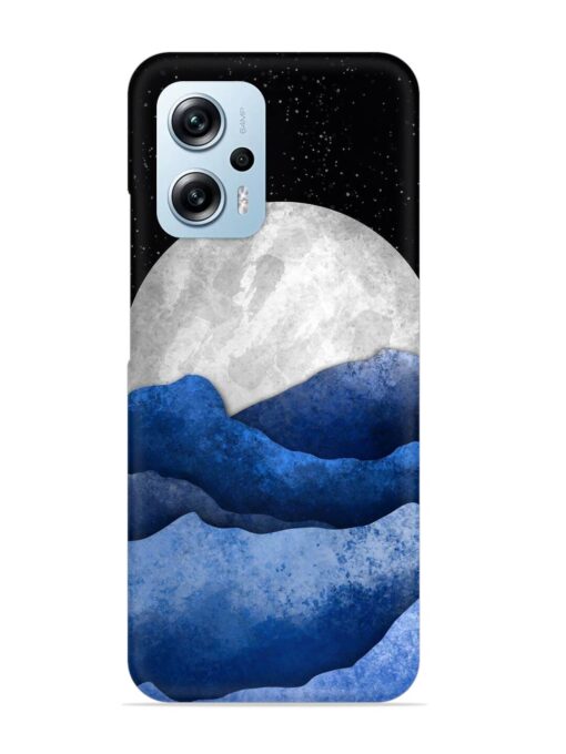 Full Moon Mountain Vector Snap Case for Xiaomi Redmi K50I (5G)