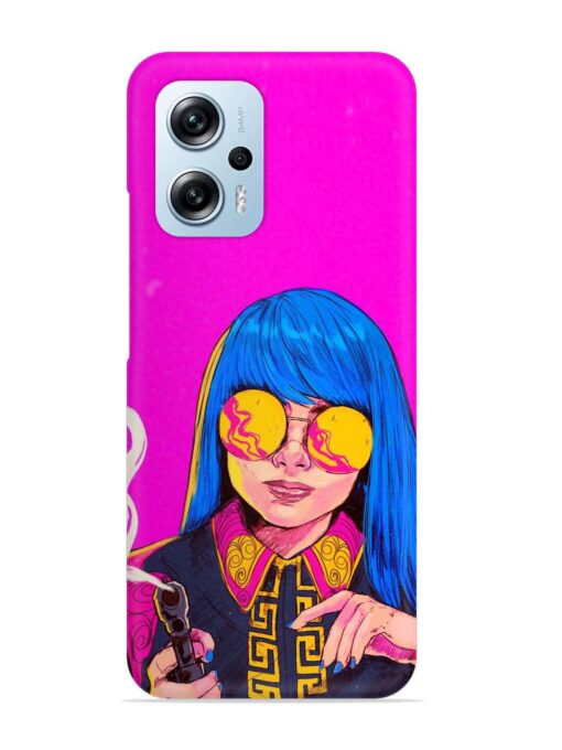 Aesthetic Anime Girl Snap Case for Xiaomi Redmi K50I (5G) Zapvi