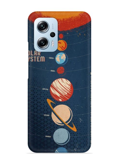 Solar System Vector Snap Case for Xiaomi Redmi K50I (5G)