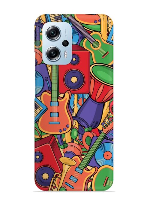 Colorful Music Art Snap Case for Xiaomi Redmi K50I (5G)