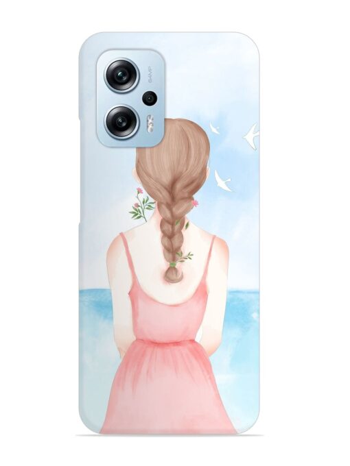 Watercolor Girl Vector Snap Case for Xiaomi Redmi K50I (5G) Zapvi