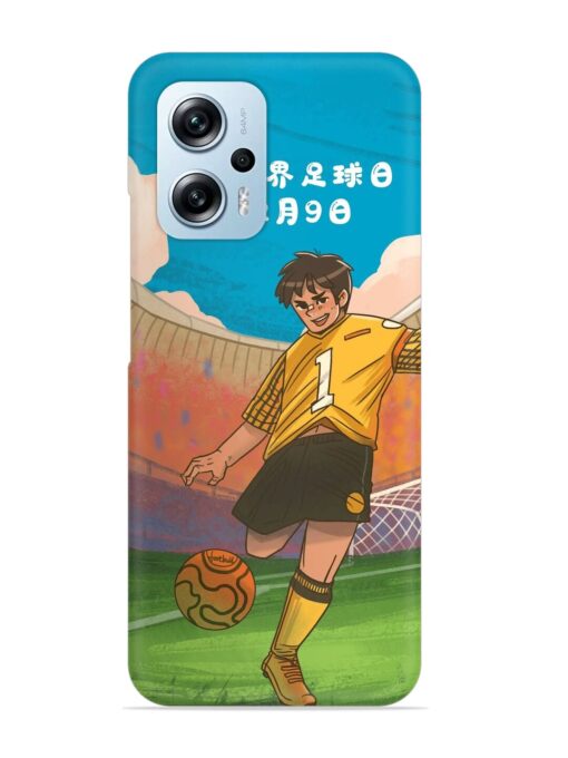 Soccer Kick Snap Case for Xiaomi Redmi K50I (5G) Zapvi