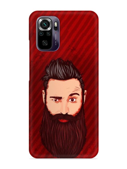 Beardo Man Snap Case for Xiaomi Redmi Note 10 Zapvi