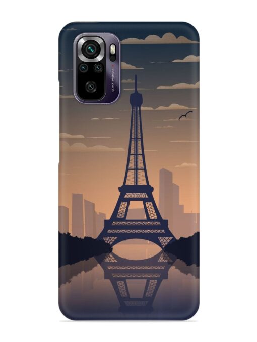 France Paris Eiffel Tower Gradient Snap Case for Xiaomi Redmi Note 10 Zapvi