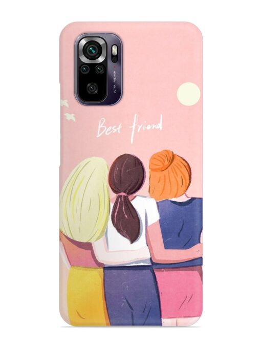 Friendship Day Snap Case for Xiaomi Redmi Note 10 Zapvi