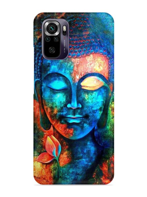 Buddha Painting Snap Case for Xiaomi Redmi Note 10 Zapvi