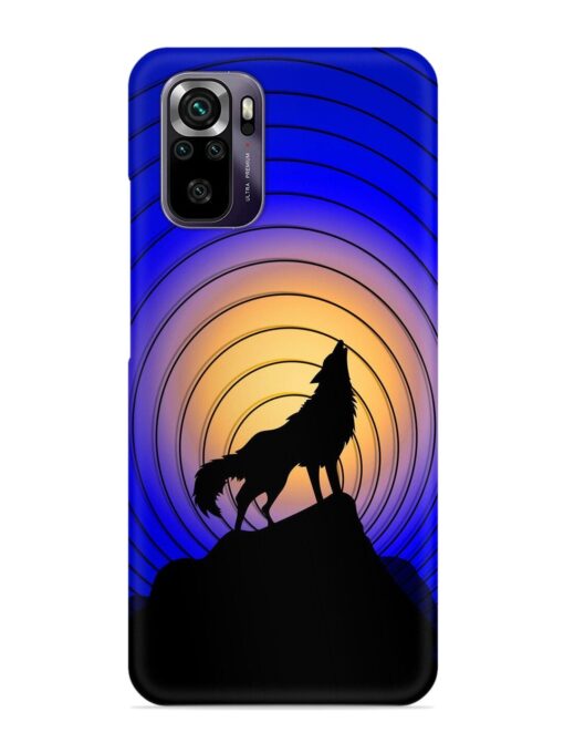 Fox Roaring Design Snap Case for Xiaomi Redmi Note 10 Zapvi