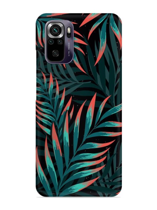 Green Leaf Art Snap Case for Xiaomi Redmi Note 10 Zapvi