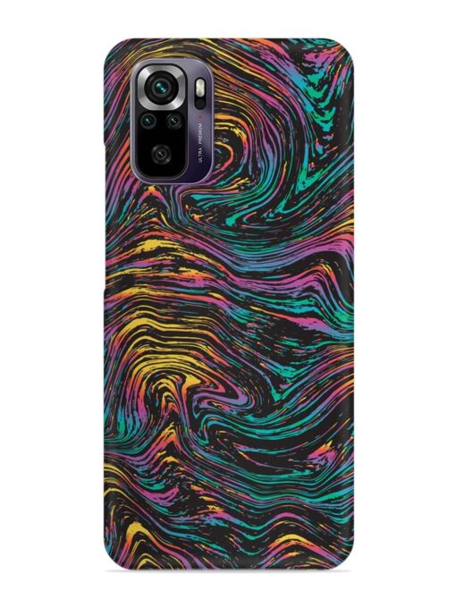 Abstract Liquid Colors Snap Case for Xiaomi Redmi Note 10 Zapvi