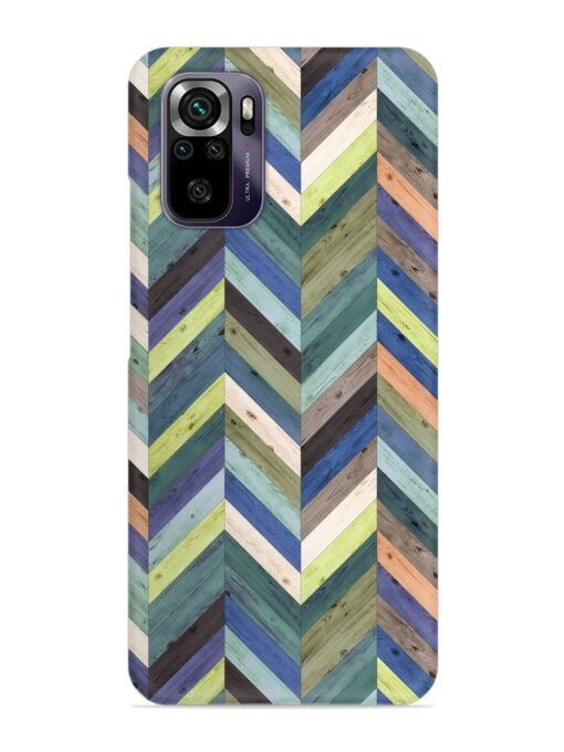 Chevron Random Color Snap Case for Xiaomi Redmi Note 10 Zapvi