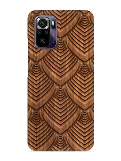 Carved Pattern On Snap Case for Xiaomi Redmi Note 10 Zapvi