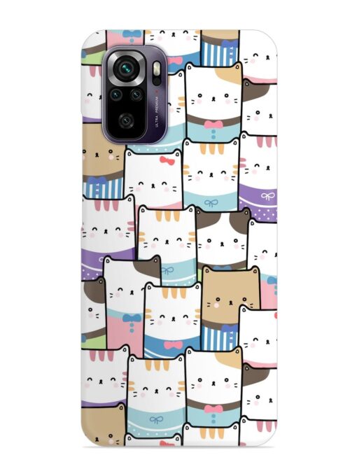 Cute Adorable Cat Snap Case for Xiaomi Redmi Note 10