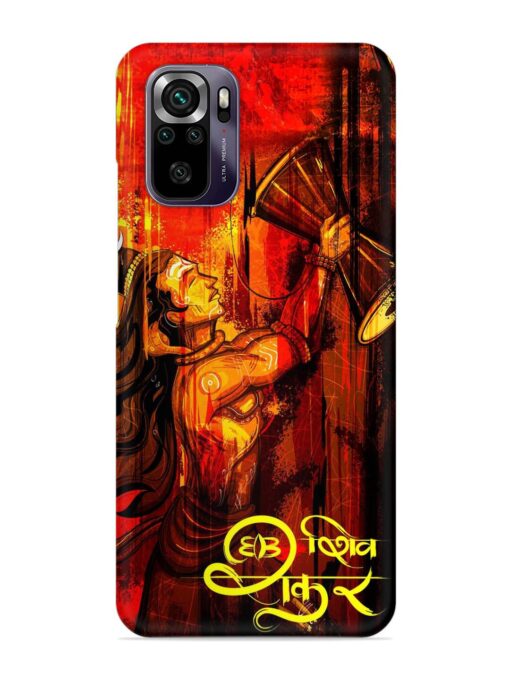 Illustration Lord Shiva Snap Case for Xiaomi Redmi Note 10