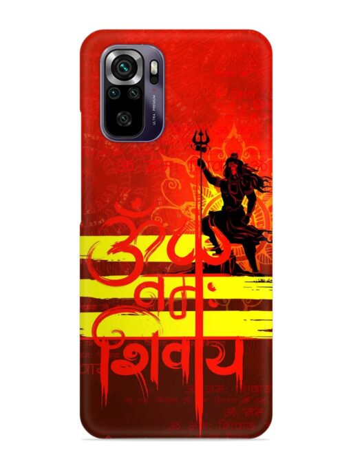 Illustration Lord Shiva Snap Case for Xiaomi Redmi Note 10 Zapvi