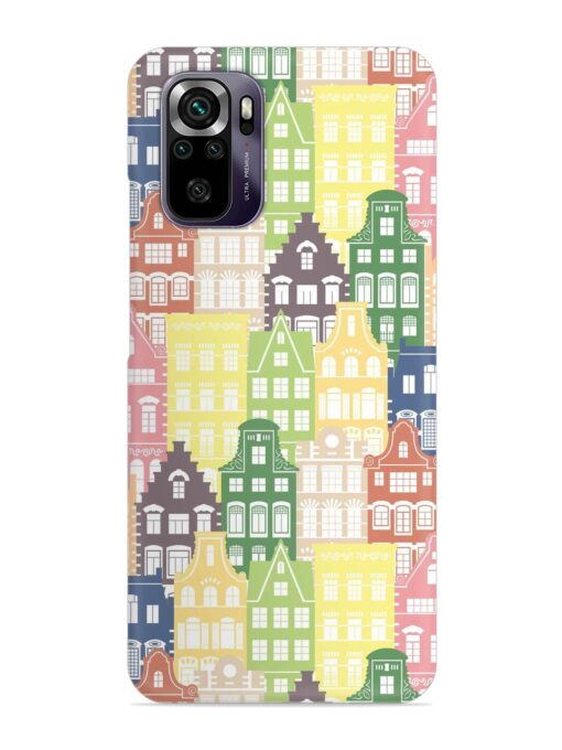 Seamless Shapes Pattern Snap Case for Xiaomi Redmi Note 10