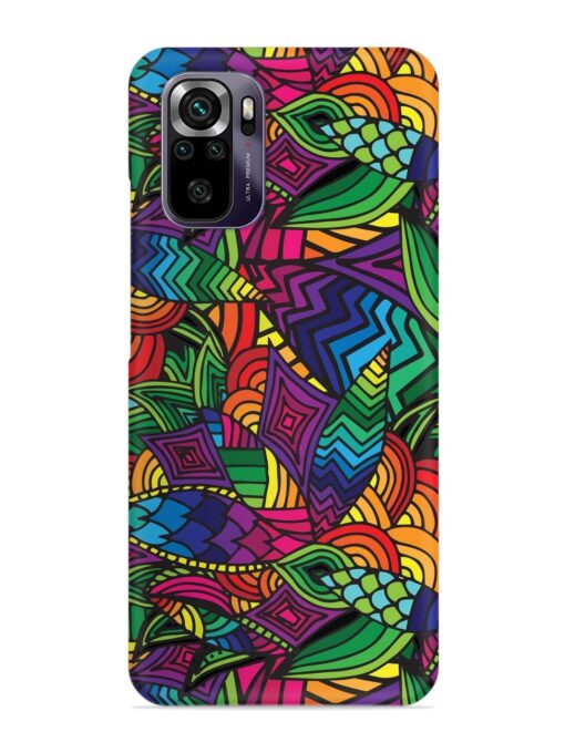 Abstract Multicolor Seamless Snap Case for Xiaomi Redmi Note 10