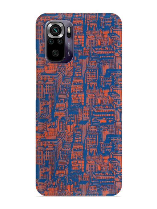 Hand Drawn Seamless Snap Case for Xiaomi Redmi Note 10 Zapvi