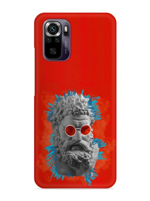 Contemporary Art Concept Snap Case for Xiaomi Redmi Note 10 Zapvi