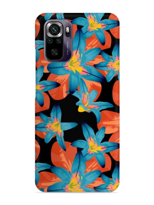 Philippine Flowers Seamless Snap Case for Xiaomi Redmi Note 10 Zapvi